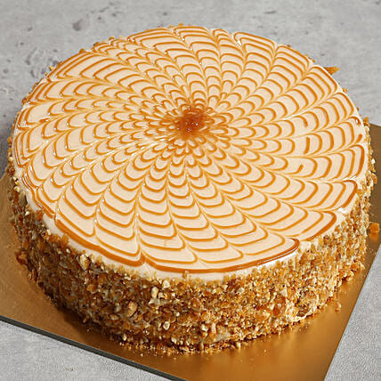 500gm Yummy Butterscotch Cake:  Cakes Half Kg