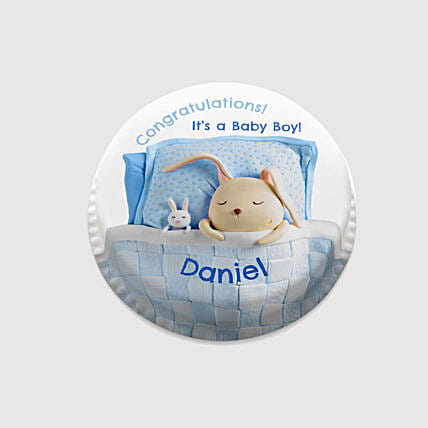 Bunny Baby Photo Cake: Cakes for New Born