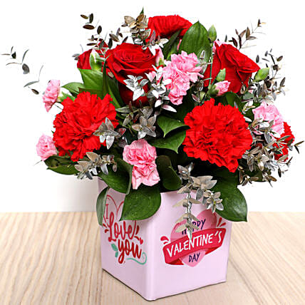 Valentines Love You Flower: Valentines Flowers