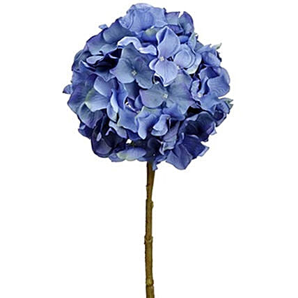 Bunch of 5 Artificial Blue Hydrangea: Artificial Flowers