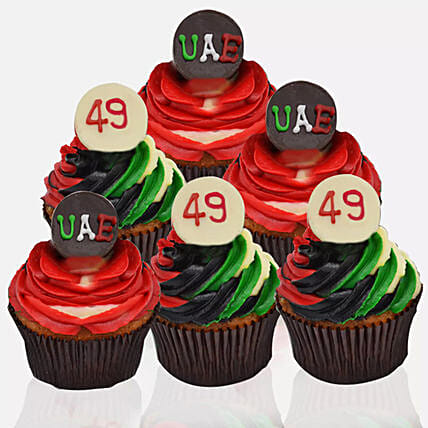 48th National Day Cupcakes: UAE National Day Gifts