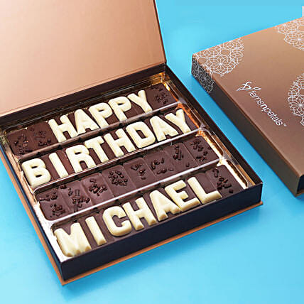 Customized Birthday Chocolate: Personalized Gifts for Her