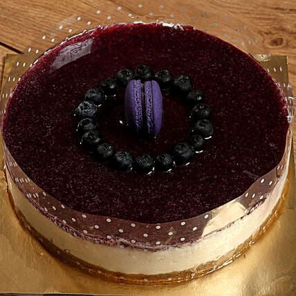 Blueberry White: Eggless Cakes