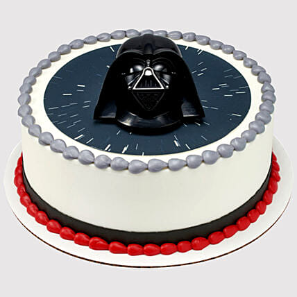 Darthd Vader Photo Cake: Star Wars Birthday Cakes