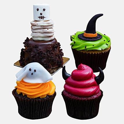 Delicious Spooky Chocolate Cupcakes: Halloween Gifts