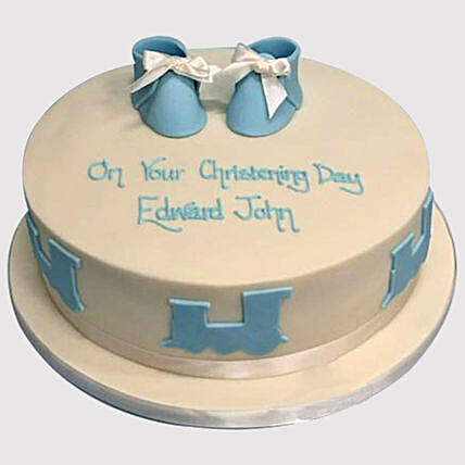 Baby Shoes Cake: Christening Cakes