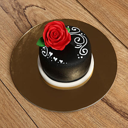 Designer Rose Mono Cake: Birthday Cakes for Boys/Girls