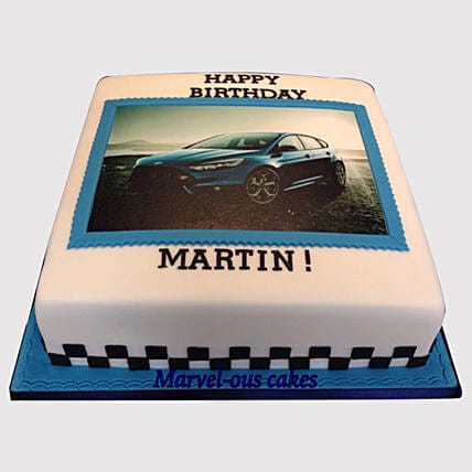 Car Photo Cake: McQueen Cakes