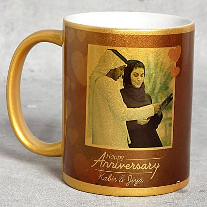 Personalised Golden Anniversary Mug: Personalised Gifts to Dubai