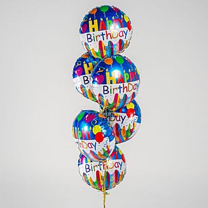 Happy Birthday Foil Balloons: Balloons 