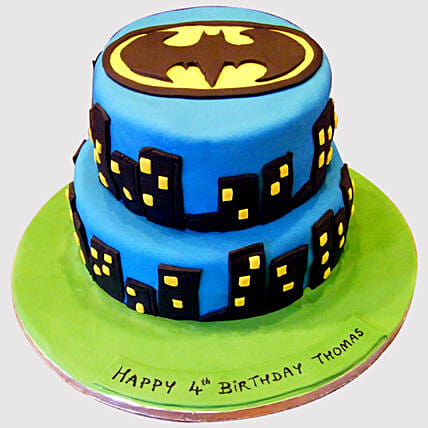 2 Tier Batman Cake: Cakes Delivery for Kids