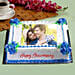 Anniversary Floral Photo Cake- Truffle 1 Kg