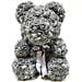 Artificial Grey Roses Teddy