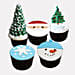 Christmas Fondant Cupcakes