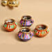 Decorative Matka Diyas 4 Pieces