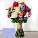 Mixed Roses Bouquet With Greeting Card