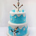 Olaf The Snowman Cake 5 Kg Vanilla Flavour