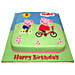 Peppa Pig on a cycle Cake