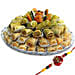 Rakhi with Baklava Sweets