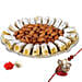 Rakhi with Kaju Roll n Almonds