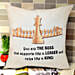 The Best Boss Printed Cushion