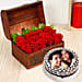 Red Roses & Chocolate Cake