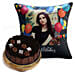 Birthday Balloon Cushion and Choco Sponge Cake