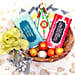Elegant Basket with Chocolate Bars