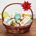Mint Green Tea and Snacks Basket