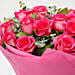 Ravishing 20 Dark Pink Roses Bouquet
