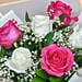 Pink and White Roses Bouquet