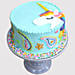 Colourful Unicorn Truffle Cake