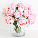 Artificial Pink Roses Vase