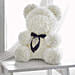 Artificial Roses White Crown Teddy
