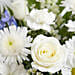 Luxurious Blue N White Flower Arrangement