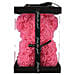 Pink Artificial Roses Teddy