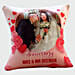 White Roses and Personalised Cushion