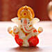 White Lord Ganesha Idol