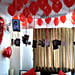 Personalised 25 Red Helium Balloons Decor