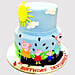 Peppa Pig Family Truffle Cake