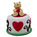 Teddy Cake For Valentines Day