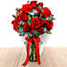 Romantic Red Flowers Vase