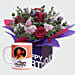 Birthday Special Flowers and Personalised Mug