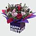 Birthday Special Flowers and Personalised Mug