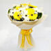 White and Yellow Gerbera Bouquet