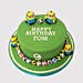 Minion Playing Football Truffle Cake