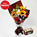 Happy Flower Bouquet and Free Chocolates