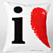 I Love You Printed Cushion Set