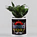 Dracaena Plant In Happy Fathers Day Mug