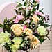 Roses N Carnations in Polka Box
